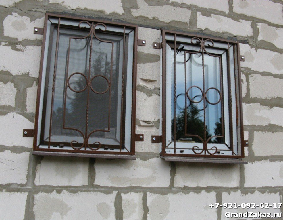 Изготовление металлических решеток на окна